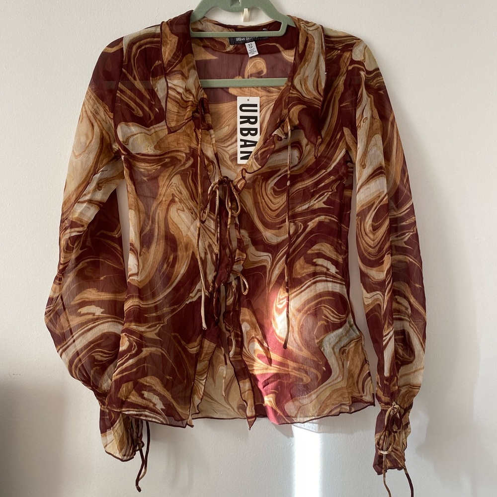 NWT Urban Outfitters Sheer Top